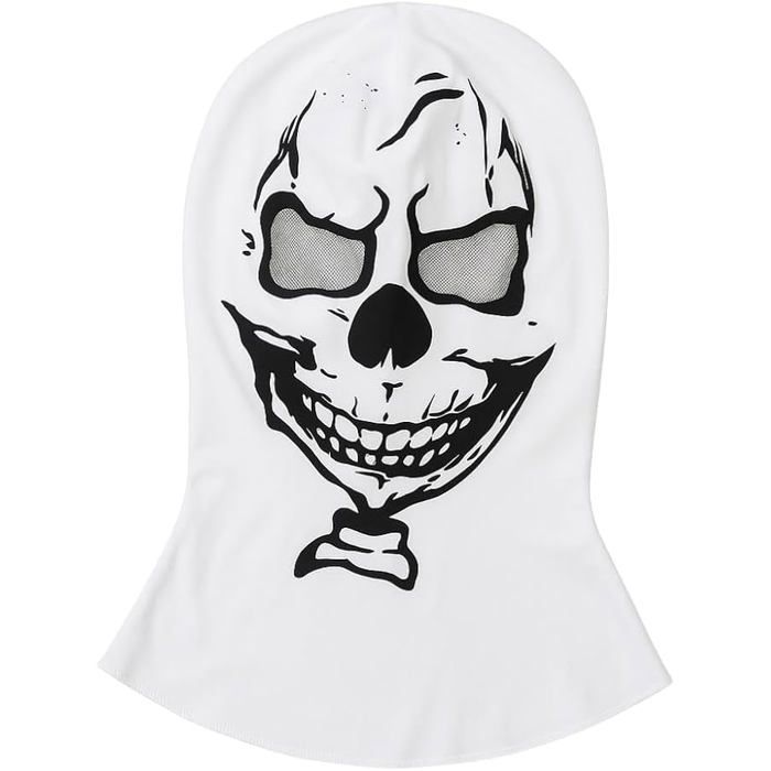 Cagoule - SIROCO - Cagoule Fantôme Halloween - 40 cm - Polyester extensible - Accessoire réutilisable