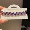 Doppellagiges Zirkon Wassertropfen Schmuckarmband im femininen Stil für den täglichen Gebrauch