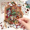 Miniature World Christmas 3D Scene Stickers – Fun, Decompressive Christmas Gift