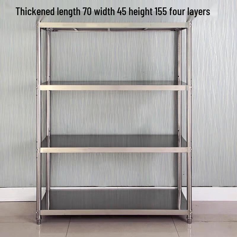 

Bohui Stainless Steel 4-Tier Kitchen Storage Rack