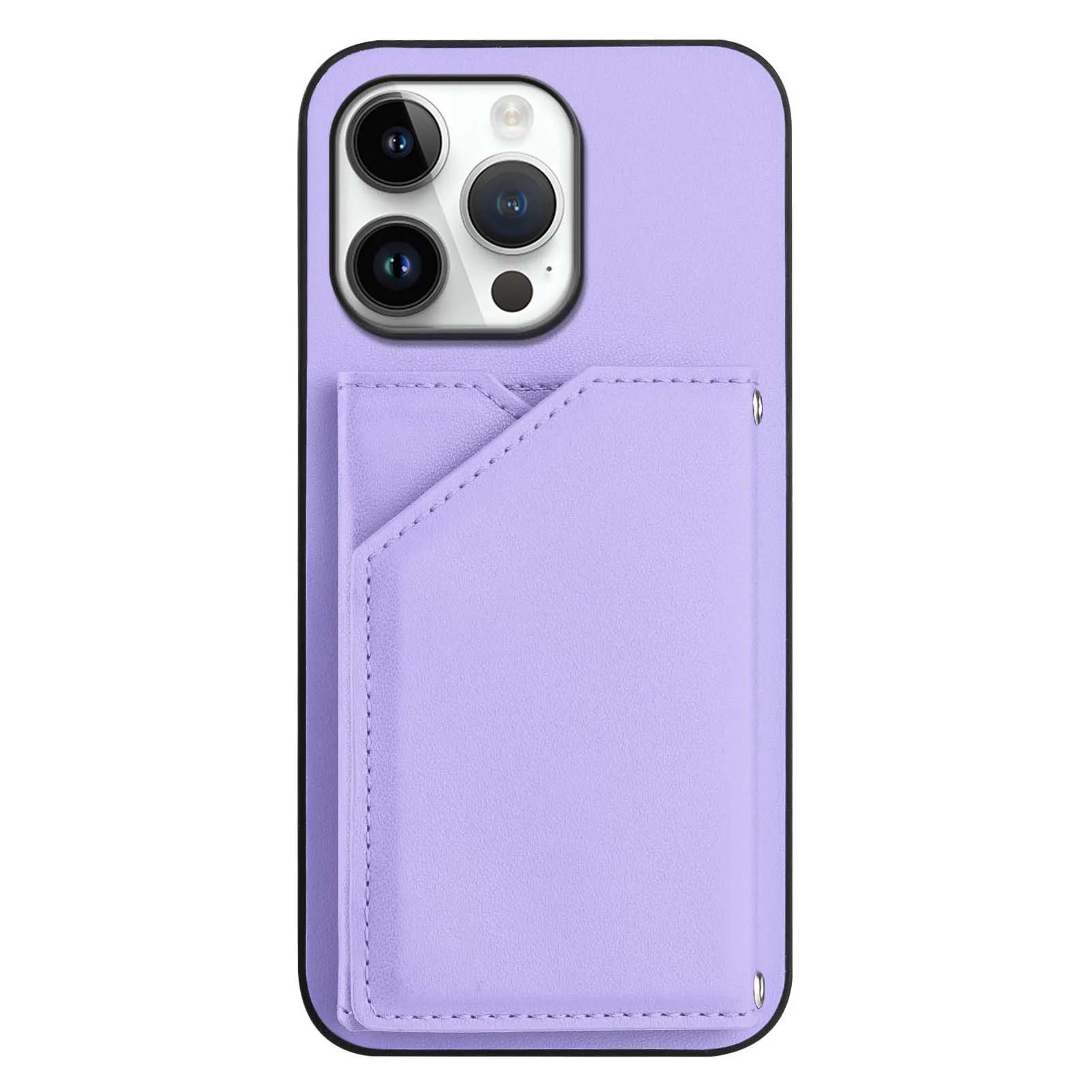 

Card Holder Back Case For iPhone Air 17 16E 16 15 14 Plus 13 Mini 12 11 Pro Max Magnetic Button-Flip Leather Wallet Phone Cover iPhone 16 Pro Max