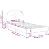 Kids Bed Frame with Headboard Pink 80 x 200 cm Velvet