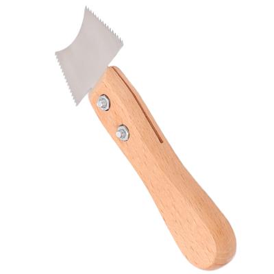 Guitar Frets Scraper Guitar Slot Saw Blade Guitar Slot Saw Blade Frets Cleaning Knife Beech Handle Tools for Music Instrument
