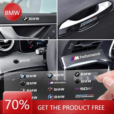 2025 Heiß Für M X3 X5 X6 Auto Innenaufkleber Mittelkonsole Aufkleber Emblem Abzeichen Logo Aufkleber Für BMW 50. M E46 E39 E38 E9