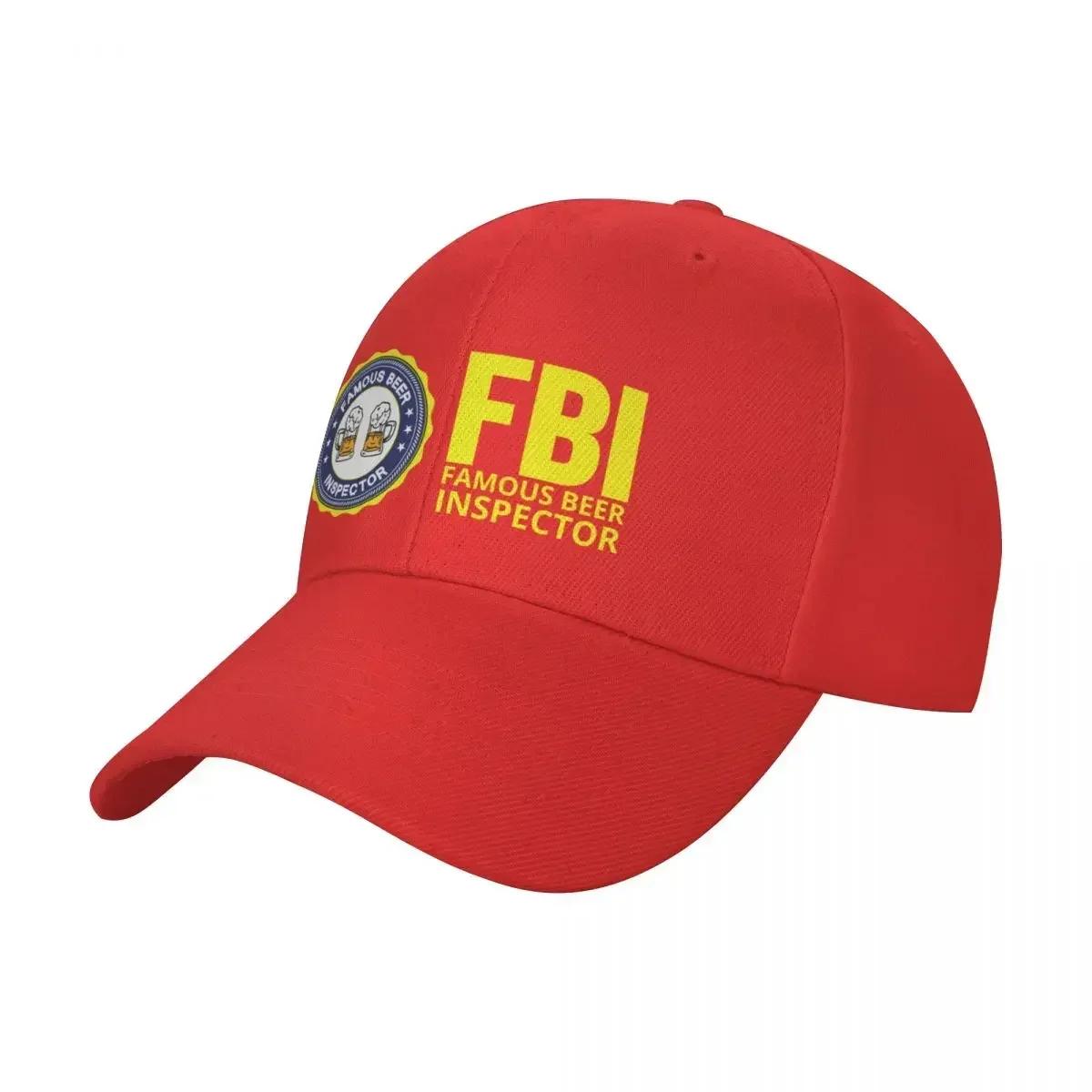 FBI Famous Beer Inspector Baseball Cap Sunscreen Trucker Hat Anime Hat FeUnisex Unisexs