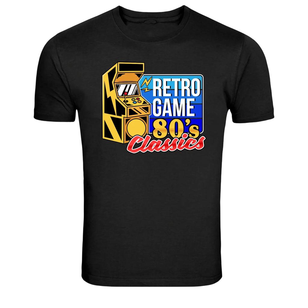 Classic Gamer Arcade Joystick Retro Gaming Graphic T-Shirt
