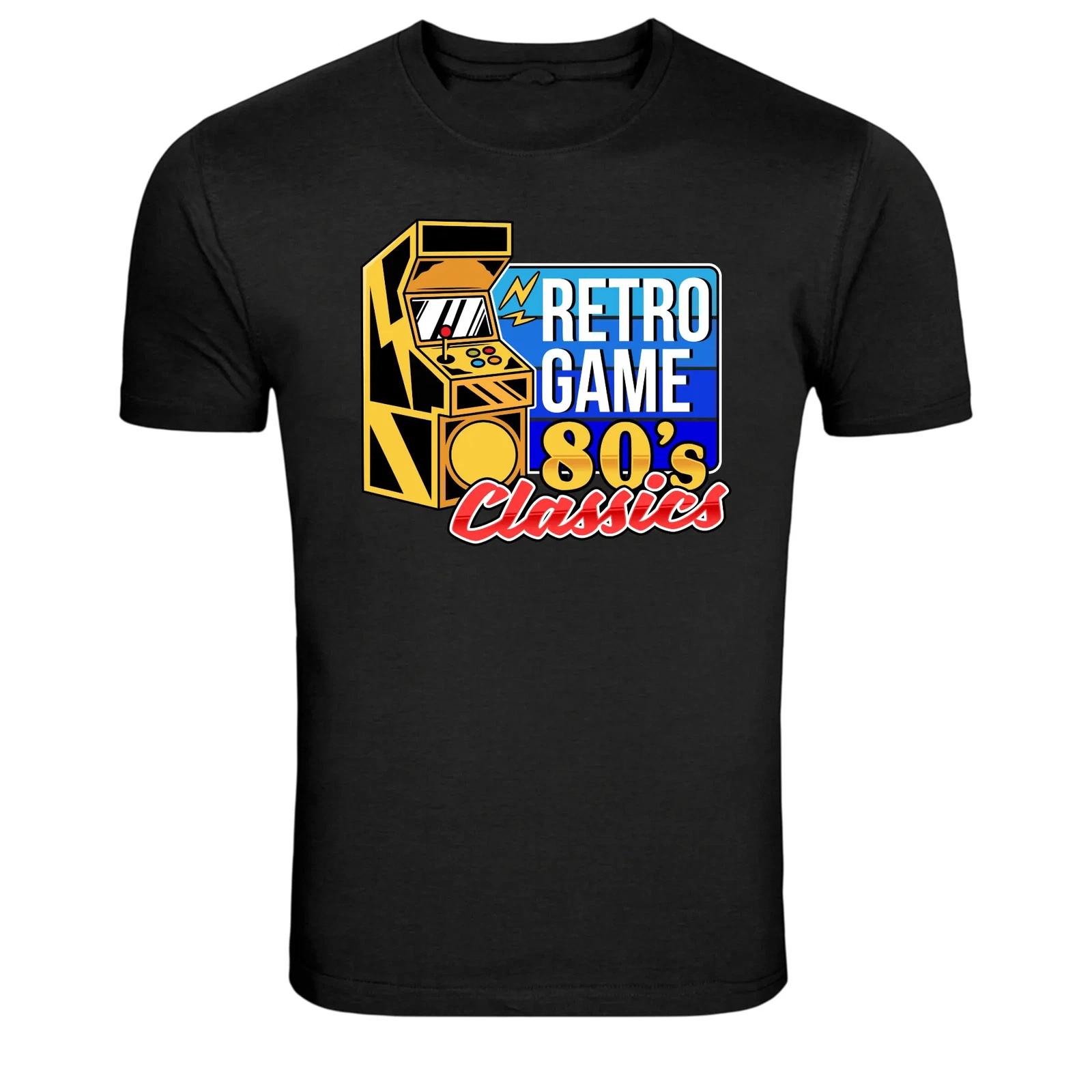 Classic Gamer Arcade Joystick Retro Gaming Graphic T-Shirt 2XL