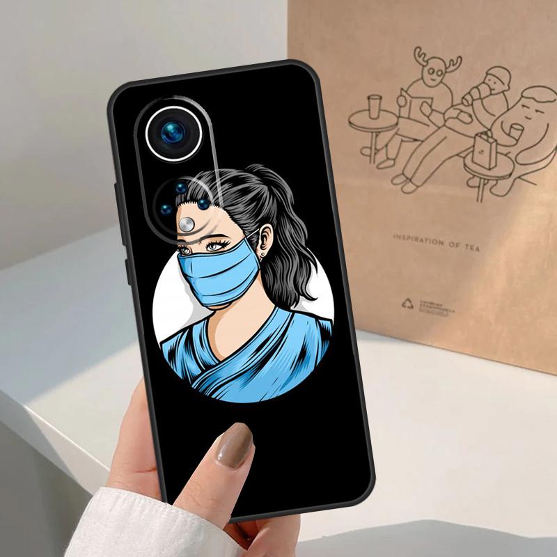 Cartoon Medicine Doctor Nurse For Honor Magic 8 5 6 7 Pro Case For Honor 400 200 Lite 50 70 90 X8c X8b X9a X9b X9c X9d Win