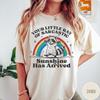Little Ray of Sarcastic Sunshine T-Shirt, Vintage Raccoon Tshirt, Funny Sarcastic Meme Retro Shirt, Oversized Aesthetic Tee