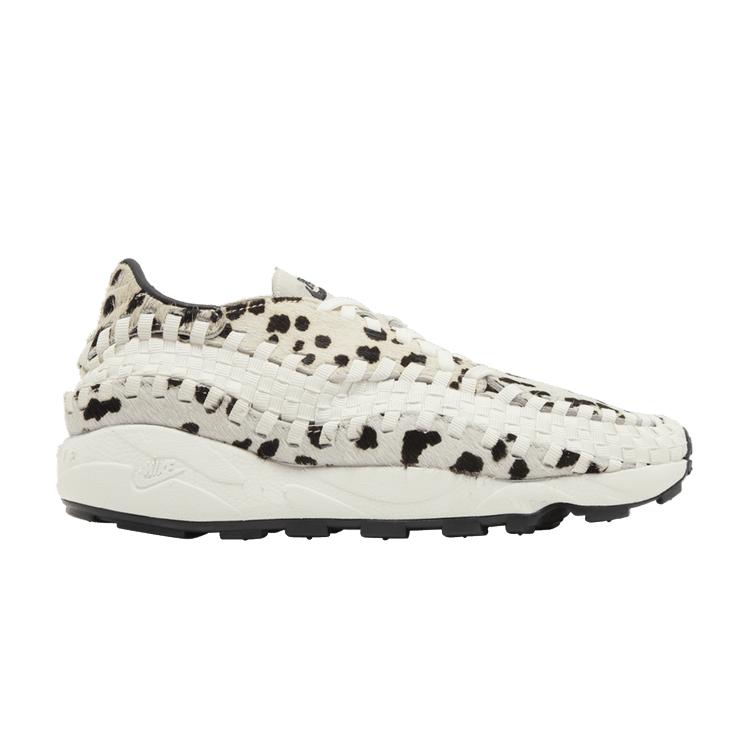 Nike Air Footscape Woven PRM White Cow Print (Women s) 35.5