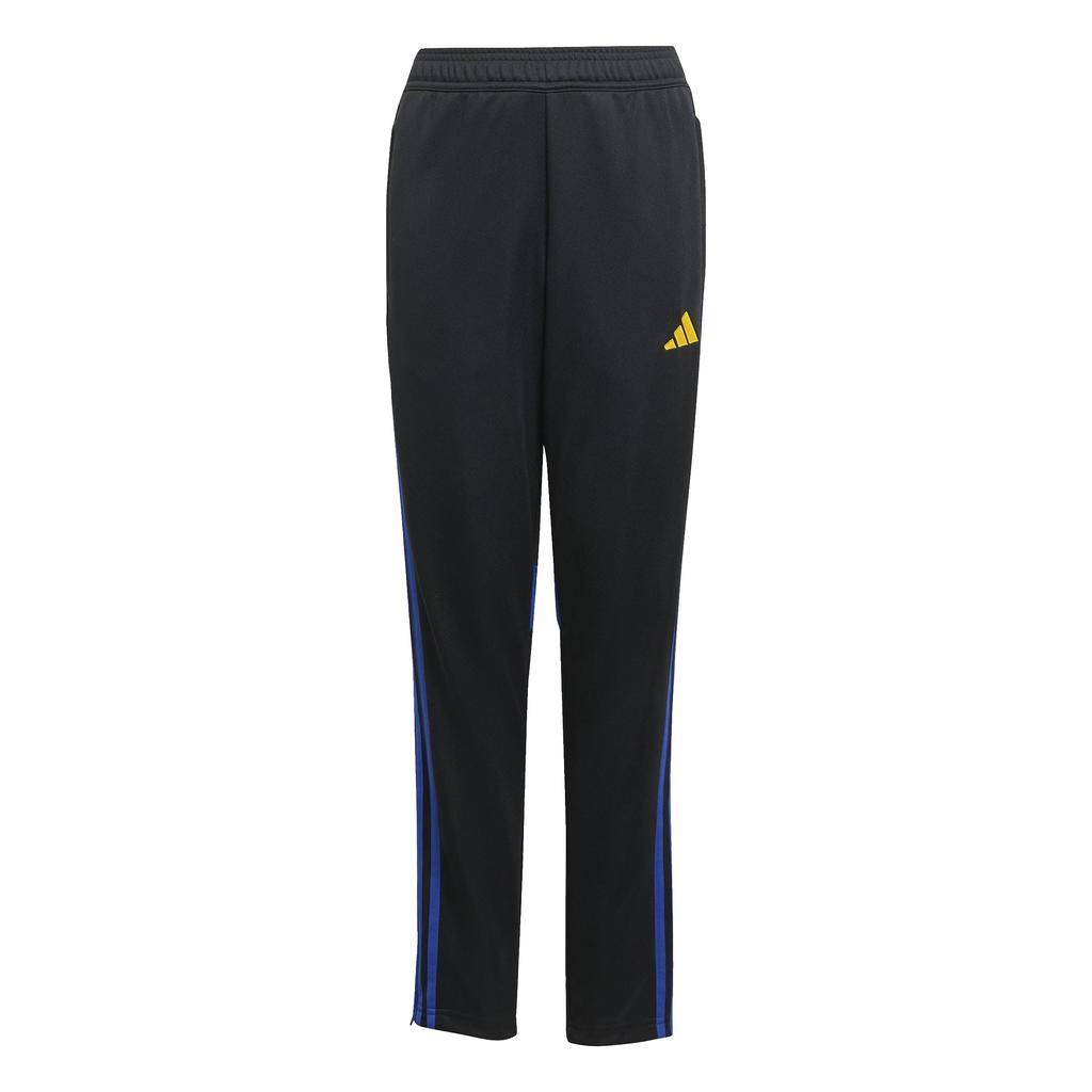 Adidas Tiro Essential Soccer Tracksuit Yellow Size 140 Kids' Set, Unisex, KSQ97, Black/Semi-Silent Blue/Crew (JX2218),