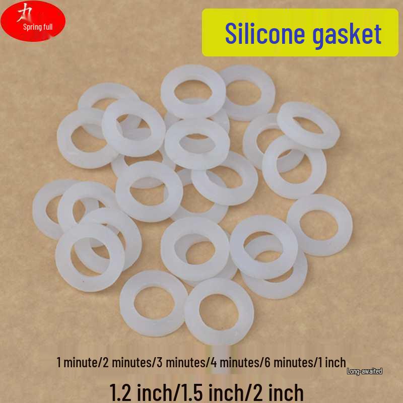 Silicone Rubber Mat and Bellow Hose Water Inlet Pipe Seal with 4-6 Pt. Lid and Filter Gasket