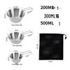 Outdoor Stainless Steel Folding Bowl Set