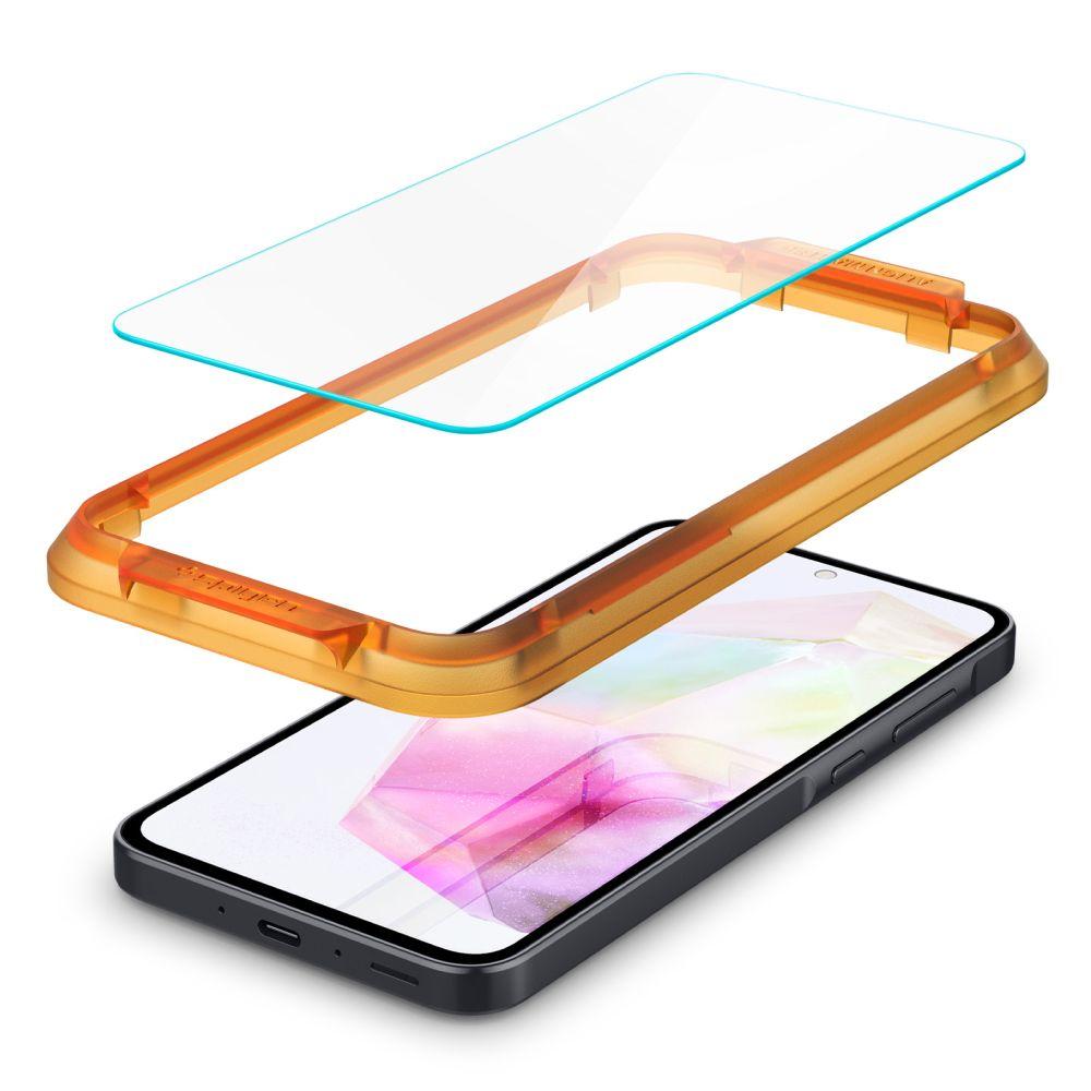 Spigen Alm Glas.tr Tempered Glass 2-Pack Galaxy A35 5G Clear