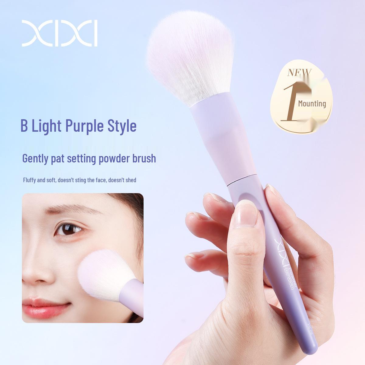 Xixi Fluffy Powder & Blush Brush: Super Soft Makeup Brush for Setting & Contouring