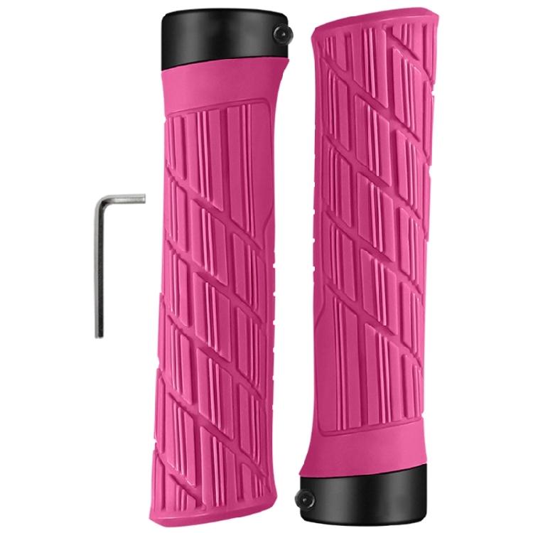 

Nonslip Cycling Handle Grip Mountain Bike Handlebar Grip Replacement Cycling Handle Grip with Aluminium Lock розы красного