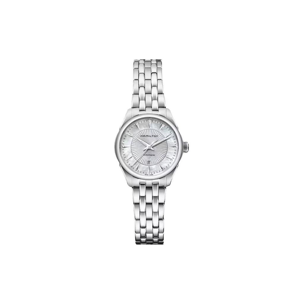 Hamilton Jazzmaster Automatic Mechanical Movement 50M Water Resistant Watch 30Mm Silver Dial Stainless Steel Case Stainless Steel Bracelet H42215111
