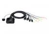 2-Port USB 4K HDMI Cable KVM Switch with Remote Port Selector