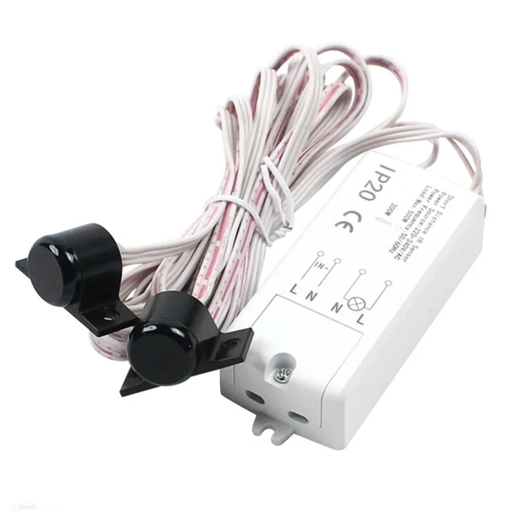 200W/500W Dual Touch Sensor Proximity Switch 220V5A 50Hz Double-door Induction Switches, Double-handed Sweep Induction Switch