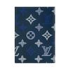 Louis Vuitton Monogram Shadow Leather Passport Holder Men Accessories Dark-Blue M29132