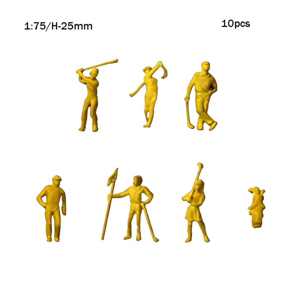 10Pcs 1:100/1:75/1:50 Scale Sand Table Model Mixed Color Mixed Pose Simulation Human Model Handmade Diy Dollhouse Character