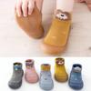 Non-Slip Infant Floor Socks | Cold-Insulating Soft Soles | Thickened Baby Walking Shoes | Lightweight High-Top for Spring & Autumn