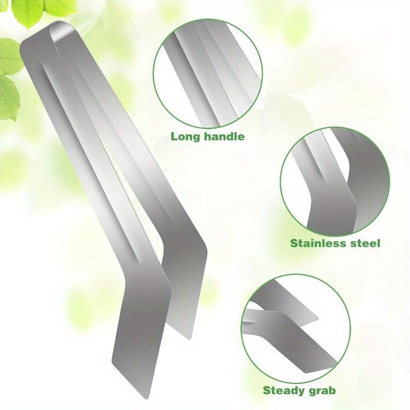 

Щипцы для пересадки рассады, садовые, для растений, из нержавеющей стали, для удаления рассады, для пересадки, плоскогубцы, принадлежности, инструмент для начала выращивания семян растений 1pc серебряный