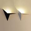 Modern LED Wall Lamp Indoor Creative Triangle Light Simple Bedroom Sanctum Aisle Stair Lighting Warm White Light