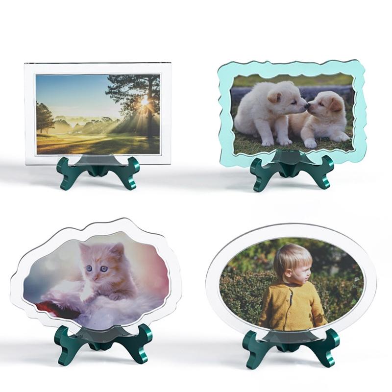 Photo Frame Resin Molds Rectangle Oval Irregular Photo Frame Epoxy Casting Mold Silicone Molds for Home Decor DIY Craft