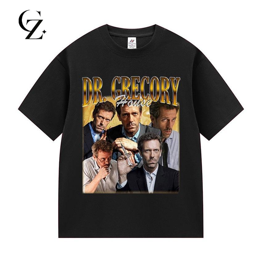 Dr Gregory House Md Funny Meme Tee Shirt Mens Women Vintage High Quality Fashion Tshirt Summer 2026 Cotton Oversized T Shirts