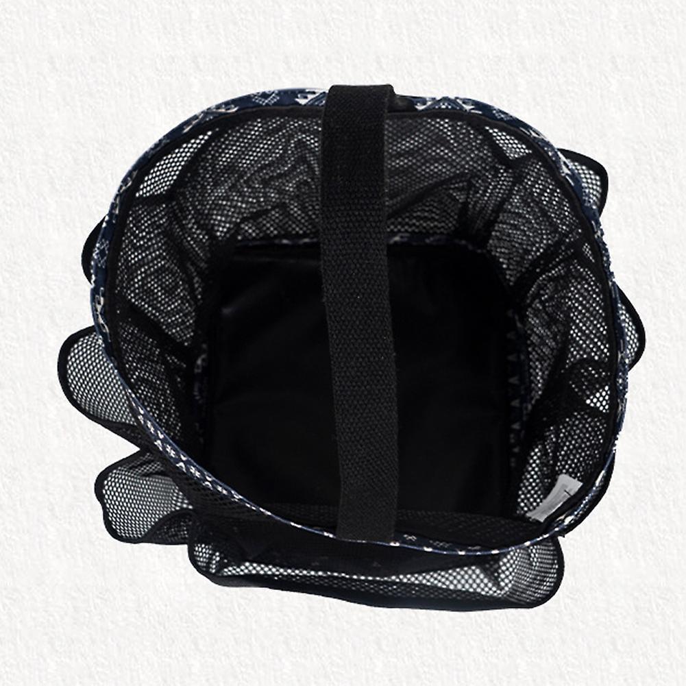 Mesh Bath Shower Caddy Basket with Handle Durable Portable Foldable Bag for Swimming Bathroom