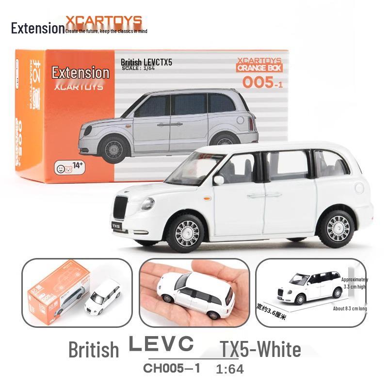 LEVC TX5 British Taxi 1/64 Scale Alloy Model Collection Display Toy