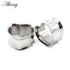 Alisouy 2 pezzi 8mm-30mm Acciaio Inossidabile 316L Amore Cuore Tunnel Auricolari Plug Expander Stretcher Gauge Orecchini Gioielli Piercing Corpo