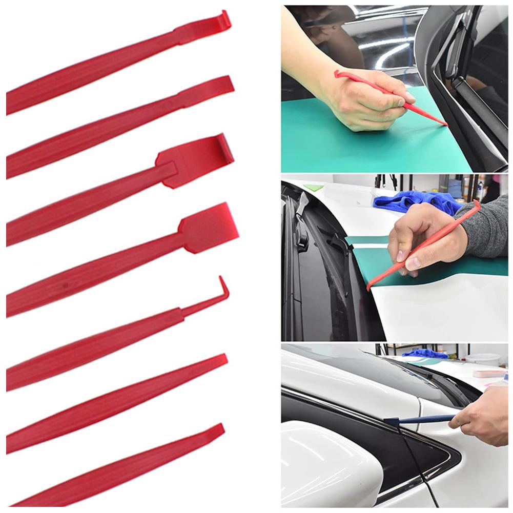 7/13Pcs Car Film Wrap Tool Kit Car Vinyl Wrap Window Tint Film Tool Kit Stickers Install Squeegee Set Scraper Car Accessories