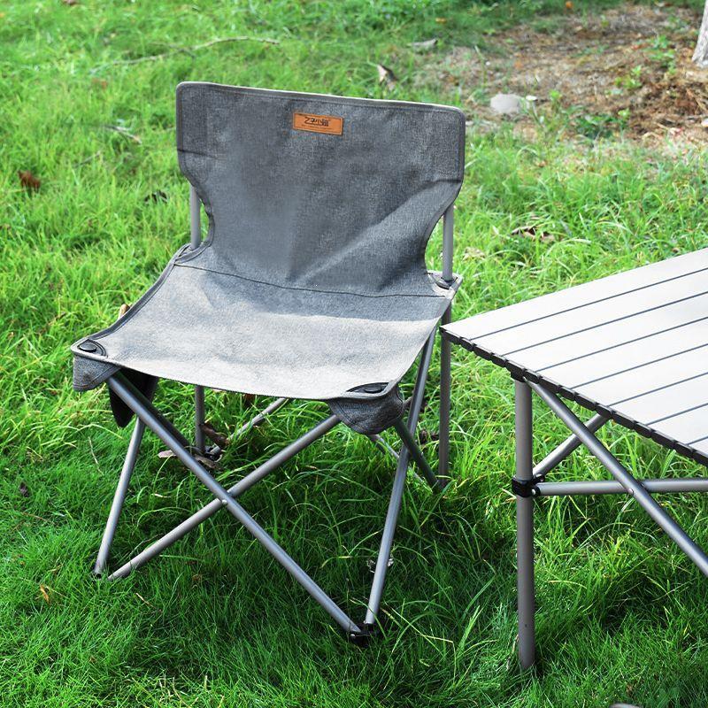 Portable Outdoor Folding Chair: Reinforced, Lightweight, Ideal for Camping, Fishing, Beach, and Picnics