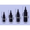 NANSHINE 10pcs 30ml(1oz) Black Plastic Squeeze Dispensing Bottles Glue Bottle Light-proof Sealed Plastic Bottle With Caps, For DIY Crafts, Glue,