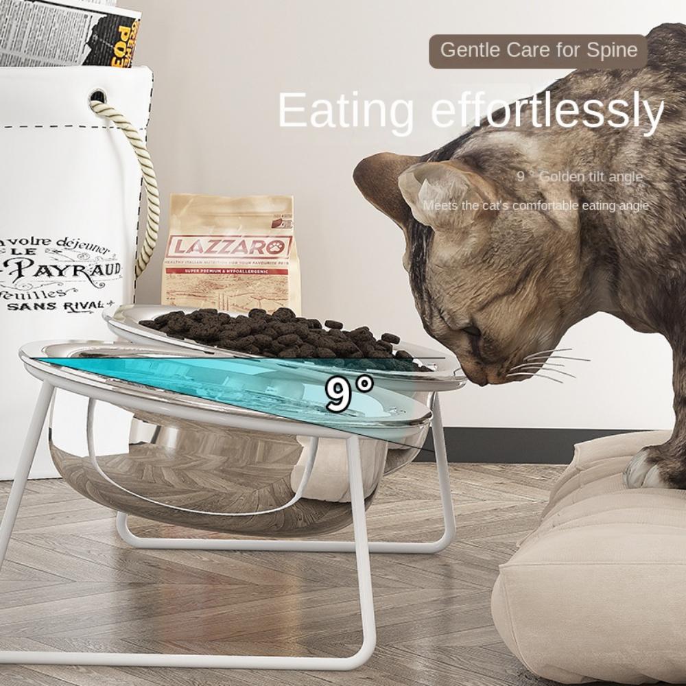 Anti Slip Elevated Pets Feeders Thickened Stand Cat Dish with Stand  Pets Products Supplies