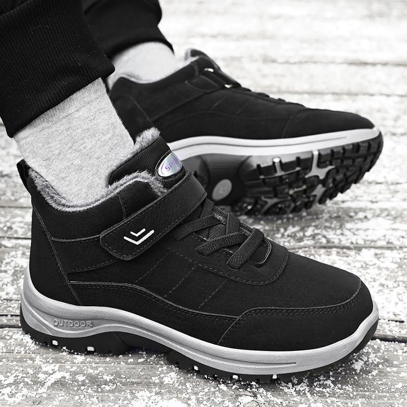 Fashion Women Boots Waterproof Non-slip Warm Snow Boots Women Comfortable Low Top Hiking Women Shoes Comfortable Fashion Cotton Shoes