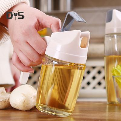 Barattolo di stoccaggio automatico con tappo per bottiglia con dispenser di aceto di olio d'oliva a tenuta stagna