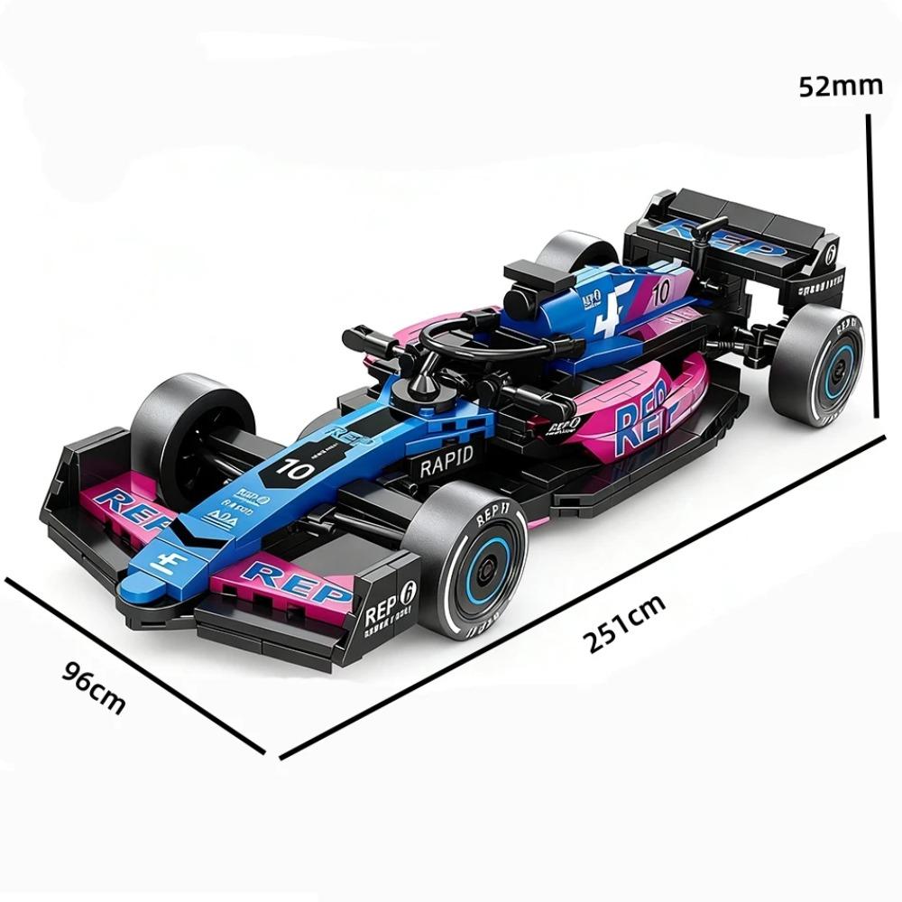Teknik Formula 1 Yarış Arabası F1 Hız Spor Aracı Model Tuğlalar Kendin Yap Şehir Ralli Süper Yarışçılar Çocuklar İçin Oyuncaklar Hediyeler