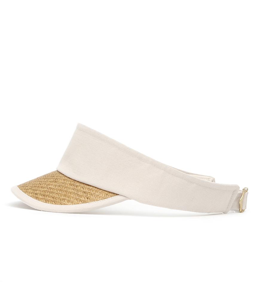 Eondeokeonteulolseutyudio Summer Rattan Sun Visor Sun Visor / Rattan / Oatmeal
