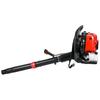Leaf Blower, 75.6CC 4-Stroke Backpack Gas Leaf Blower, Snow Blower, Up To 900 CFM and 210 MPH, Variable Speed, Cruise Control (Red)