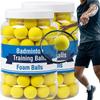 Badminton Trainer Ball for Wall Rebound Practice Solid Foam Training Ball Low Noise Indoor Swing Exercise Tool for Beginners