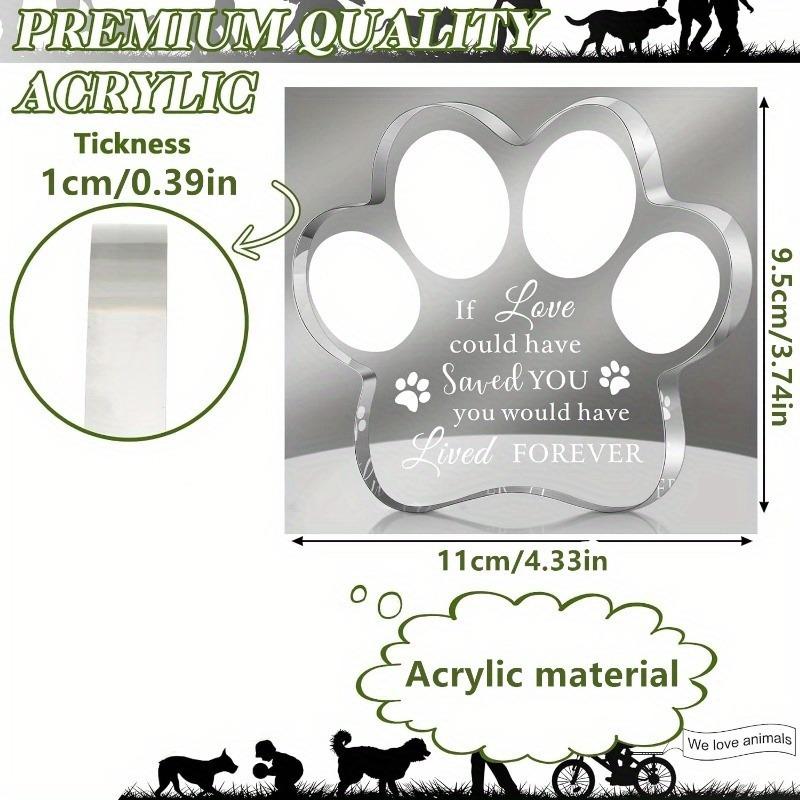 Pet Commemorative Items, Acrylic Ornaments, Cat Paw Shapes, New Products, Party Gifts, Pet Owner Gifts, Home Ornaments, DIY Accessories