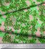 Soimoi White Poly Crepe Fabric Snake Animal Skin Print Fabric by the Metre 42 Inch