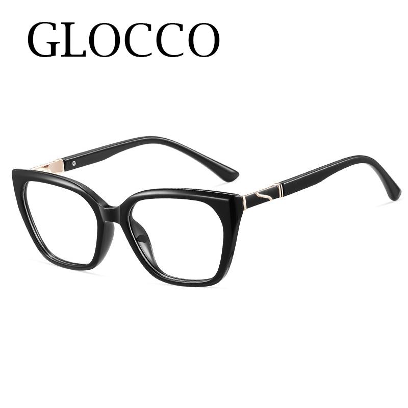 Unisex Anti-blue Light Reading Glasses TR90 Spring Hinge Gradient Retro Ultra-light Large Square Frame Eyewear