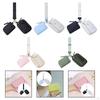 Keychain Bracelet Wallet Card Storage with Zipper Bag Double Bags for Traveling Street