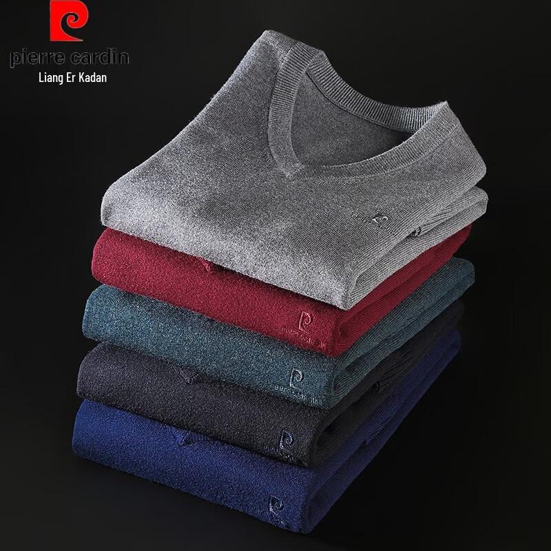 Pierre Cardin Premium Men's V-Neck Knit Sweater