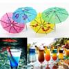 50 Pezzi Mini Ombrellini di Carta Cocktail Torta Bevanda Frutta Decorazione Hawaii Spiaggia Festa in Piscina Decorazioni Forniture per Compleanno Matrimonio
