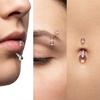 Stylish Acrylic Piercing Jewelry for Lip Eyebrow Belly Button Elegant Accessories for Formal Occasions Wear